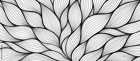 Papier Peint Noir et Blanc Abstrait | Le Petit Intissé