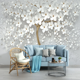Papier Peint Salon Cosy Arbre de Vie | Le Petit Intissé