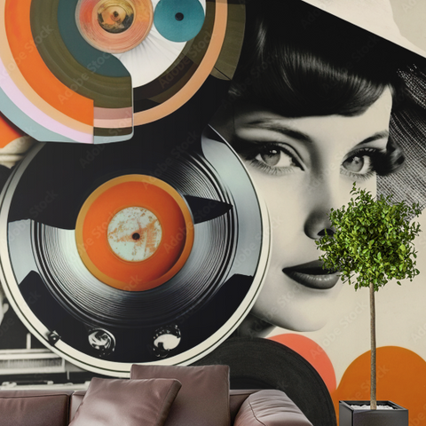 Papier Peint Vintage Année 70 | Le Petit Intissé