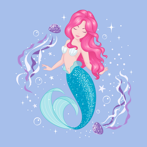 Décoration Sirène Chambre Fille | Le Petit Intissé