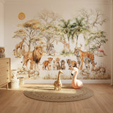 Papier Peint Animaux Safari | Le Petit Intissé