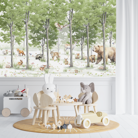Papier Peint Ours Enfant | Le Petit Intissé
