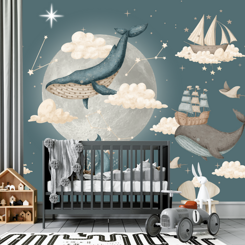 Chambre Enfant Thème Baleine | Le Petit Intissé