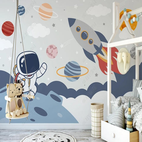 Thème Espace pour Papier Peint Chambre Spatiale | Le Petit Intissé