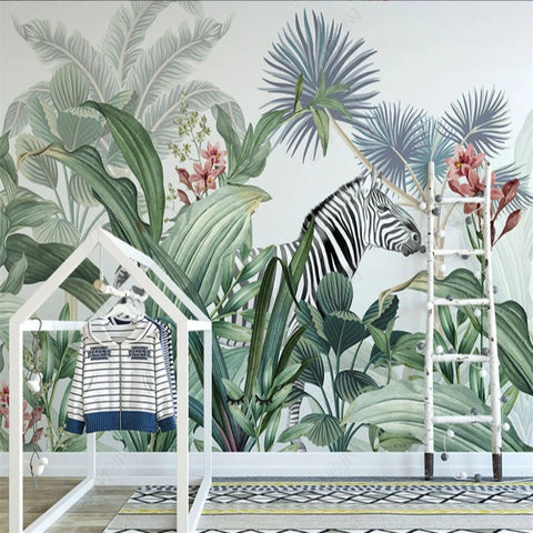 Papier Peint Zèbre Enfant | Le Petit Intissé