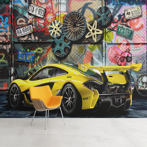 Papier Peint Voiture <br/> Effet Urbain