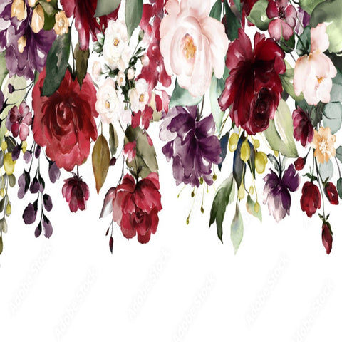 Papier Peint Fleuri Ancien | Le Petit Intissé