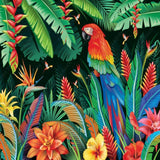 Papier Peint Tropical Perroquet | Le Petit Intissé