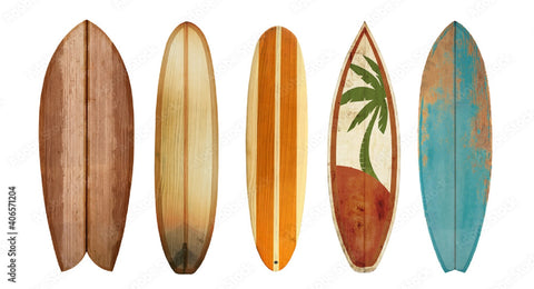 Papier Peint Ado Classique <br/> Planche de Surf Rétro