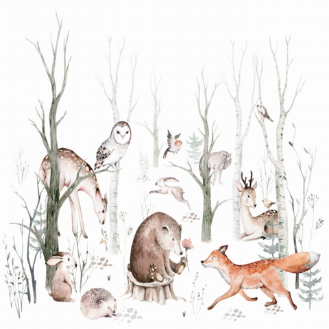 Animaux de la Forêt Chambre Bébé | Le Petit Intissé