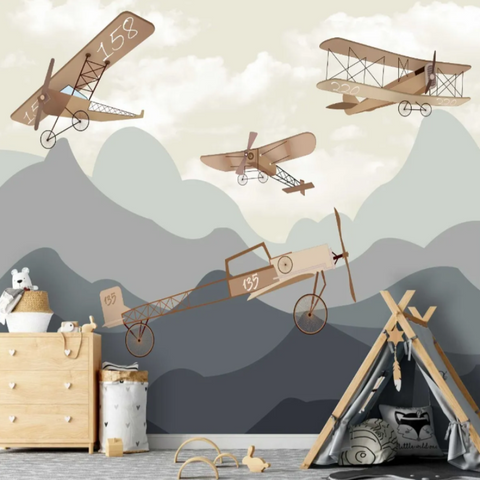 Avion Déco Murale | Le Petit Intissé
