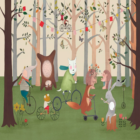 Papier Peint Forêt Automne | Le Petit Intissé