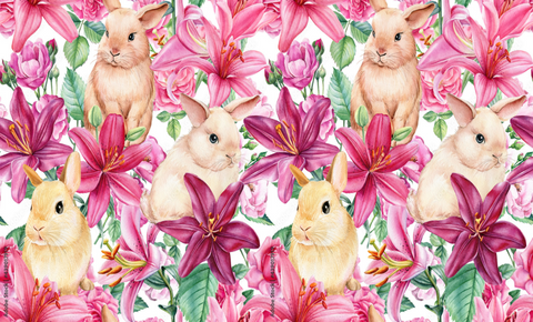 Motif Lapin Papier Peint | Le Petit Intissé
