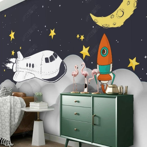 Papier Peint Espace 4 Murs | Le Petit Intissé