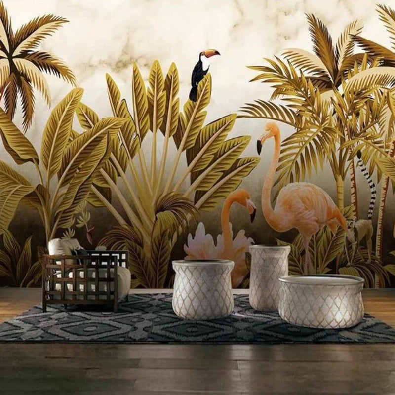 Papier peint tendance tropical