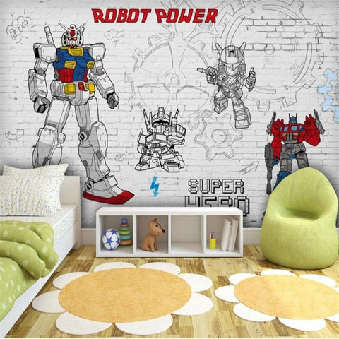 Papier Peint Robot | Le Petit Intissé