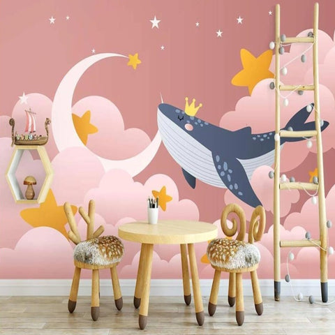 Papier Peint Chambre Fille Rose | Le Petit Intissé