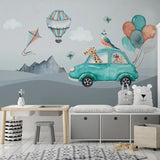 Papier Peint Voiture Enfant | Le Petit Intissé