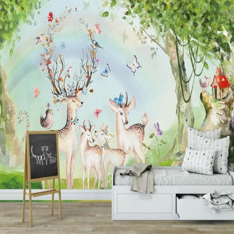 Papier Peint Paysage Animaux | Le Petit Intissé