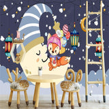 Papier Peint Enfant Bleu | Le Petit Intissé