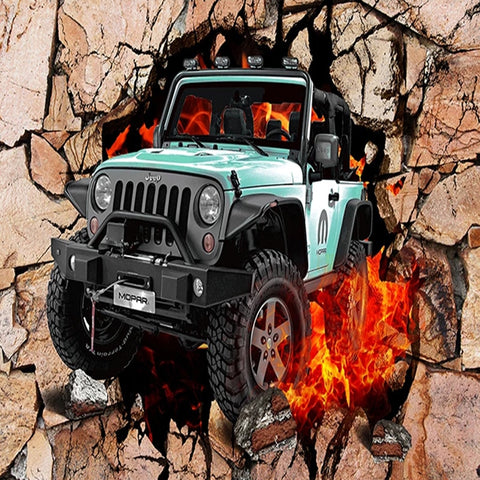 Poster Papier Peint Voiture | Le Petit Intissé
