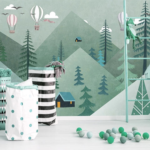 Papier Peint Chambre Bébé Forêt | Le Petit Intissé