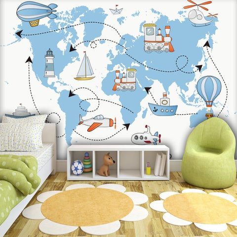 Carte Du Monde Pour Bébé | Le Petit Intissé