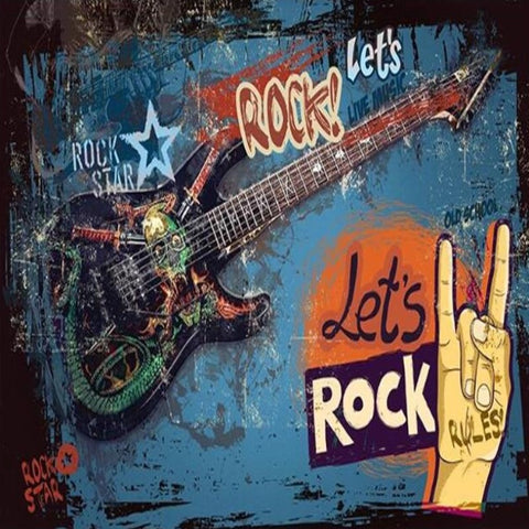 Papier Peint Rock N Roll | Le Petit Intissé