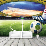 Papier Peint Stade de Foot | Le Petit Intissé