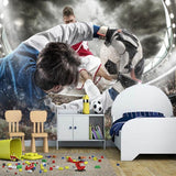 Papier Peint Chambre Garçon Foot | Le Petit Intissé