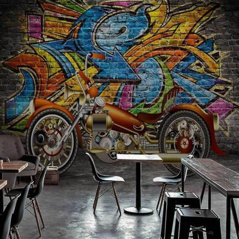 Papier Peint Poster Moto | Le Petit Intissé