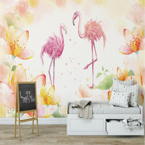 Chambre Enfant Flamant Rose | Le Petit Intissé