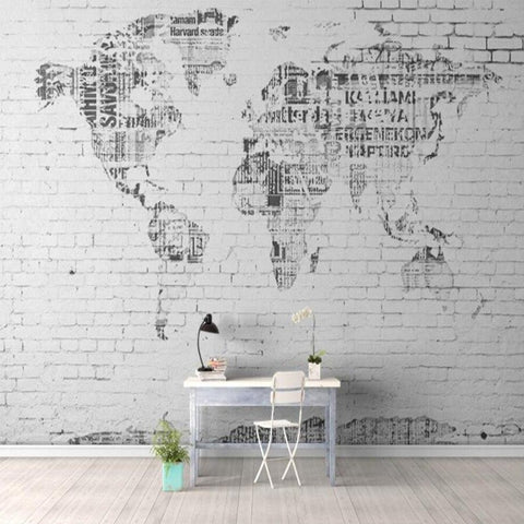 Tapisserie Murale Carte du Monde | Le Petit Intissé