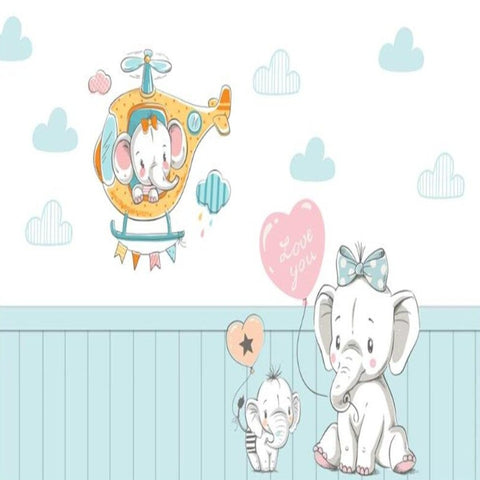 Papier Peint Panoramique Chambre Bébé | Le Petit Intissé