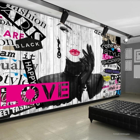 Papier Peint Ado Classique <br/> Love Fashion