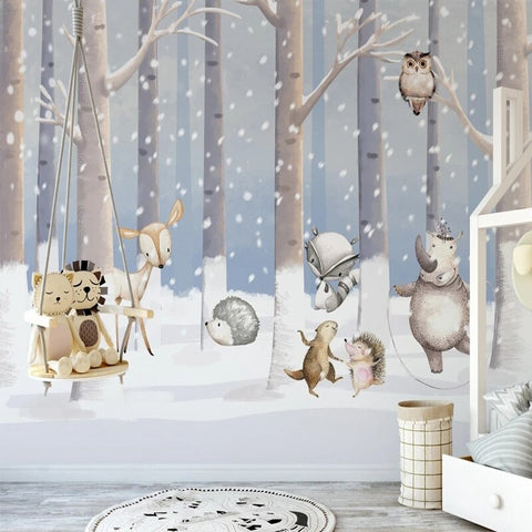 Chambre Bébé Thème Animaux Forêt | Le Petit Intissé