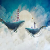 Papier Peint Marin <br/> Colossale Baleine
