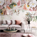 Papier Peint Retro Fleurs | Le Petit Intissé