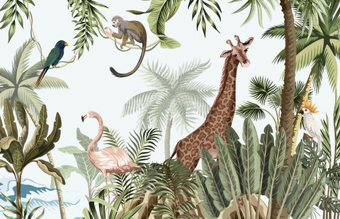 Décoration Ambiance Tropicale Chambre | Le Petit Intissé