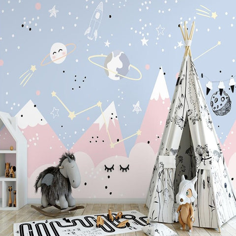Déco Chambre Fille Espace | Le Petit Intissé