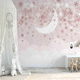 Papier Peint Etoile Rose | Le Petit Intissé