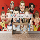 Papier Peint Footballeur | Le Petit Intissé