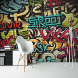 Graffiti sur Papier Peint | Le Petit Intissé