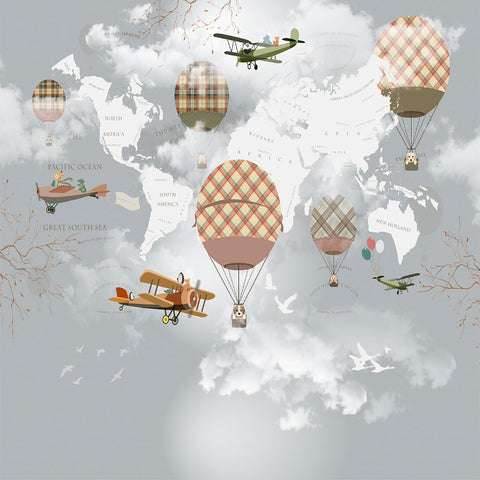Papier Peint Avion <br/> Monde et Exploration