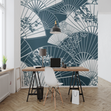 Japonais Papier Peint Motif Bleu | Le Petit Intissé