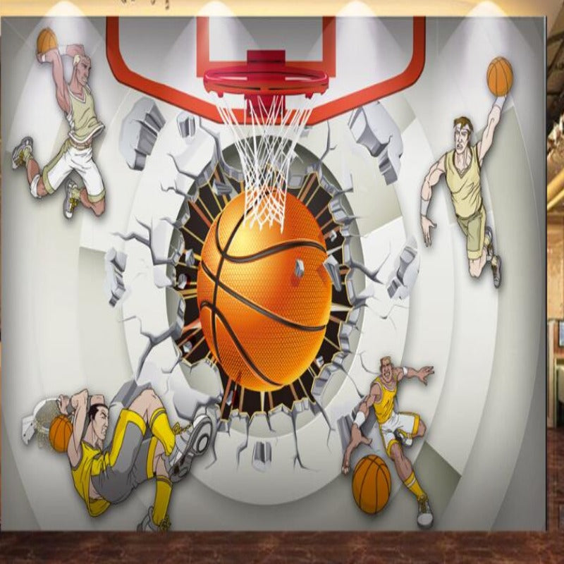 Papier peint Bannière design basketball le sport 