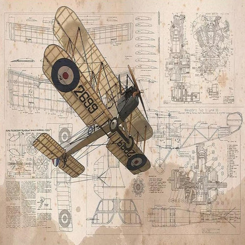 Papier Peint Panoramique Avion | Le Petit Intissé