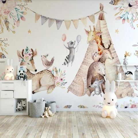 Papier Peint Animaux Forêt | Le Petit Intissé