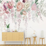 Papier Peint Grosse Fleur Pastel | Le Petit Intissé