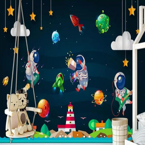 Tapisserie Thème Espace | Le Petit Intissé